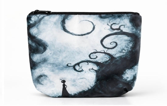 Moonlit Gothic Forest Zip Pouch