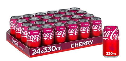 Coca Cola Classic Can Cherry 330 ml (Pack of 24)