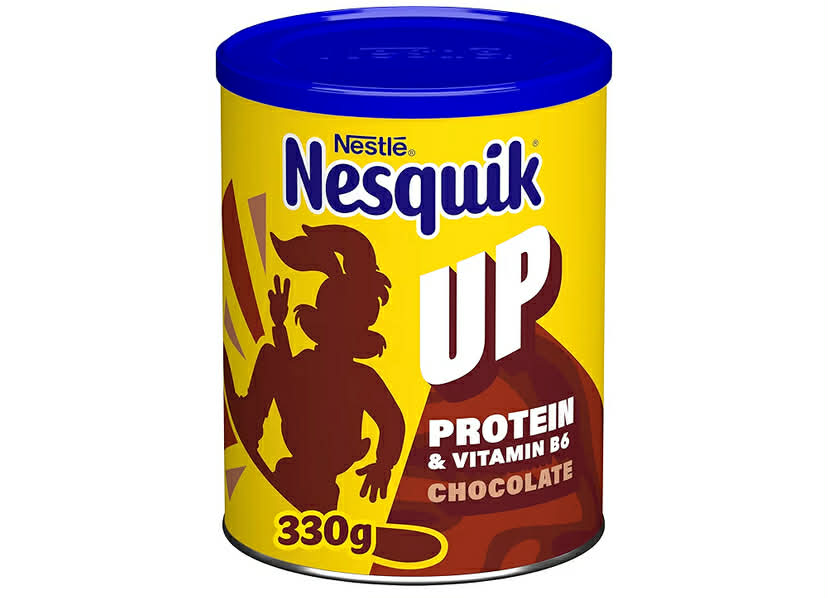 Nesquik UP Chocolate Milkshake Powder Tin 330g
