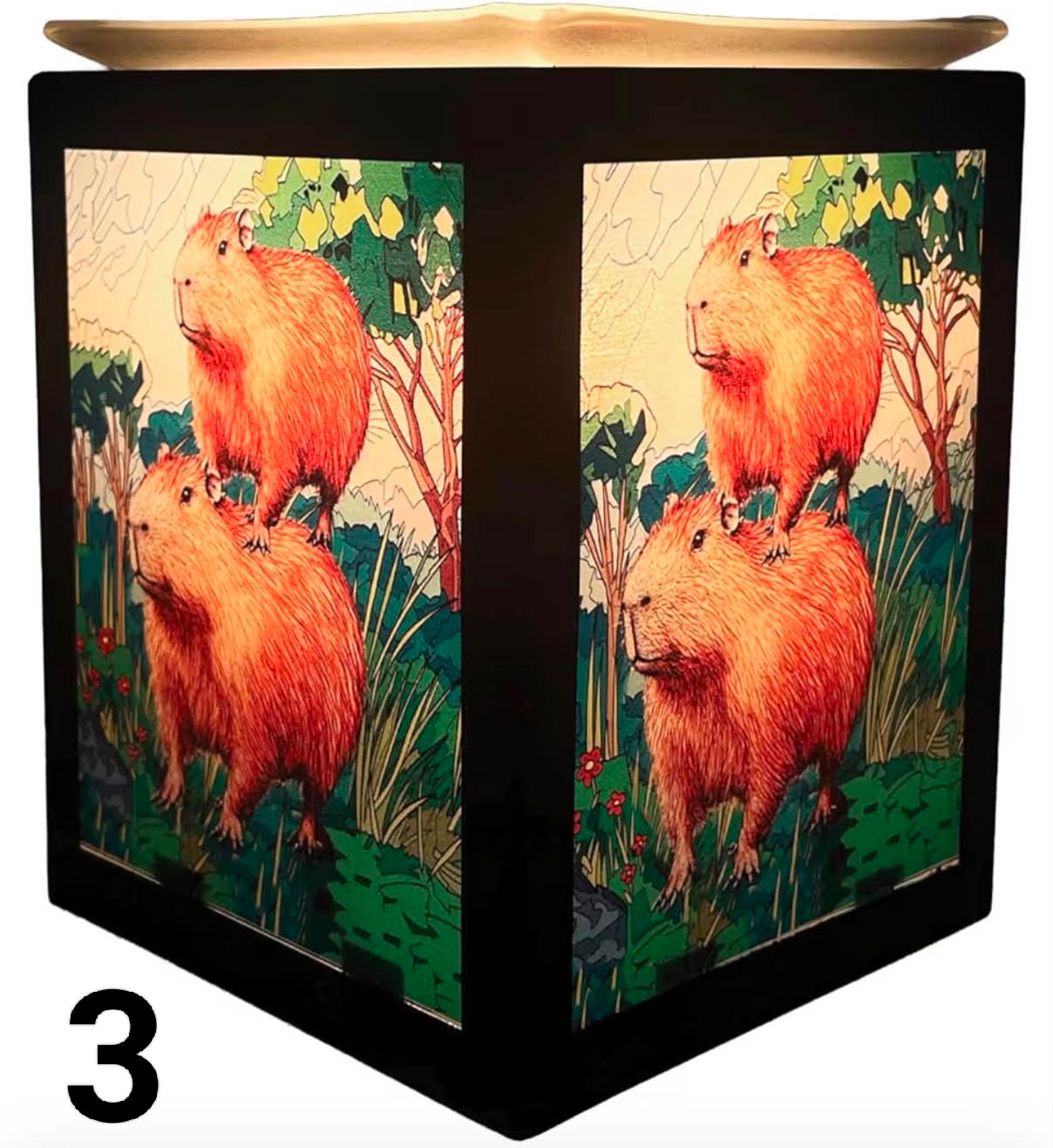 Cello Electric Wax Melt Burner - Highland Cow Design Aroma Oil Diffuser New Home Fragrance Lamp Essential Oils & Wax Melts Bedroom Living Room Decor Gift for Her Autumn