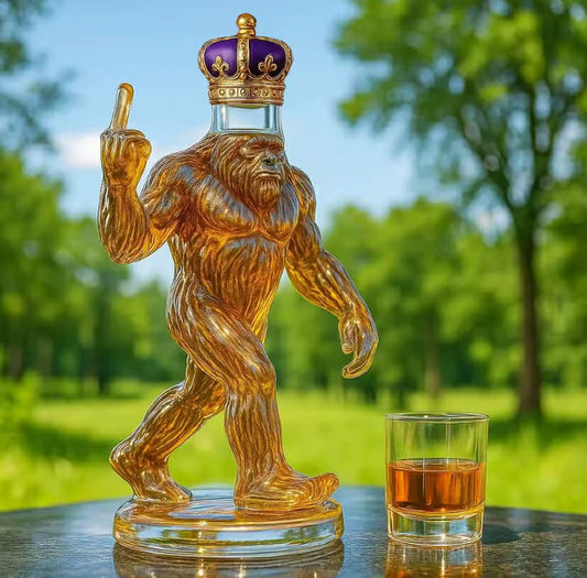 Funny Bigfoot Whiskey Bottle British Bulldog Whiskey Decanter 320ml