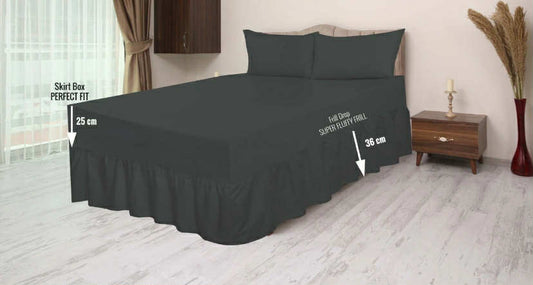 DEEP FITTED VALANCE SHEET PERCALE TOP QUALITY