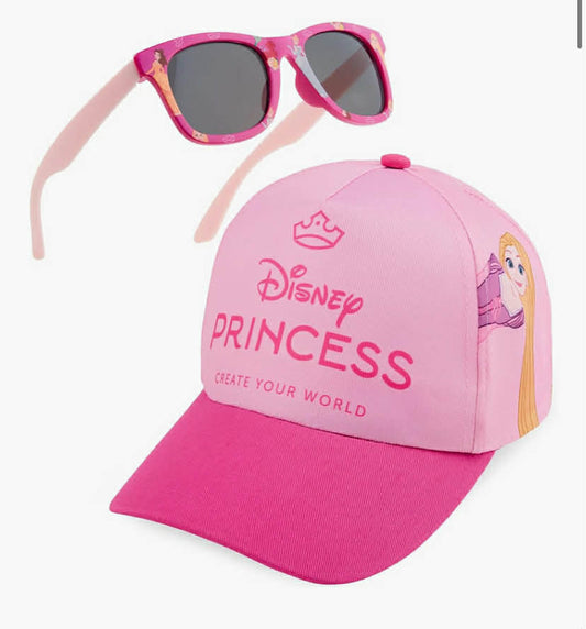 Get Trend Sunglasses Baseball Cap Set for Girls Breathable Adjustable Summer Sun Hat and UV400 Kids Sunglasses Summer Kids Travel Essentials