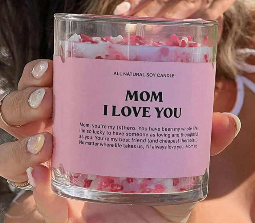 1 pc Mother's Day Gift, Mother's Day Scented Candle, Bedroom, Living Room Scented Candle Decoration, The Perfect Gift For Mom
