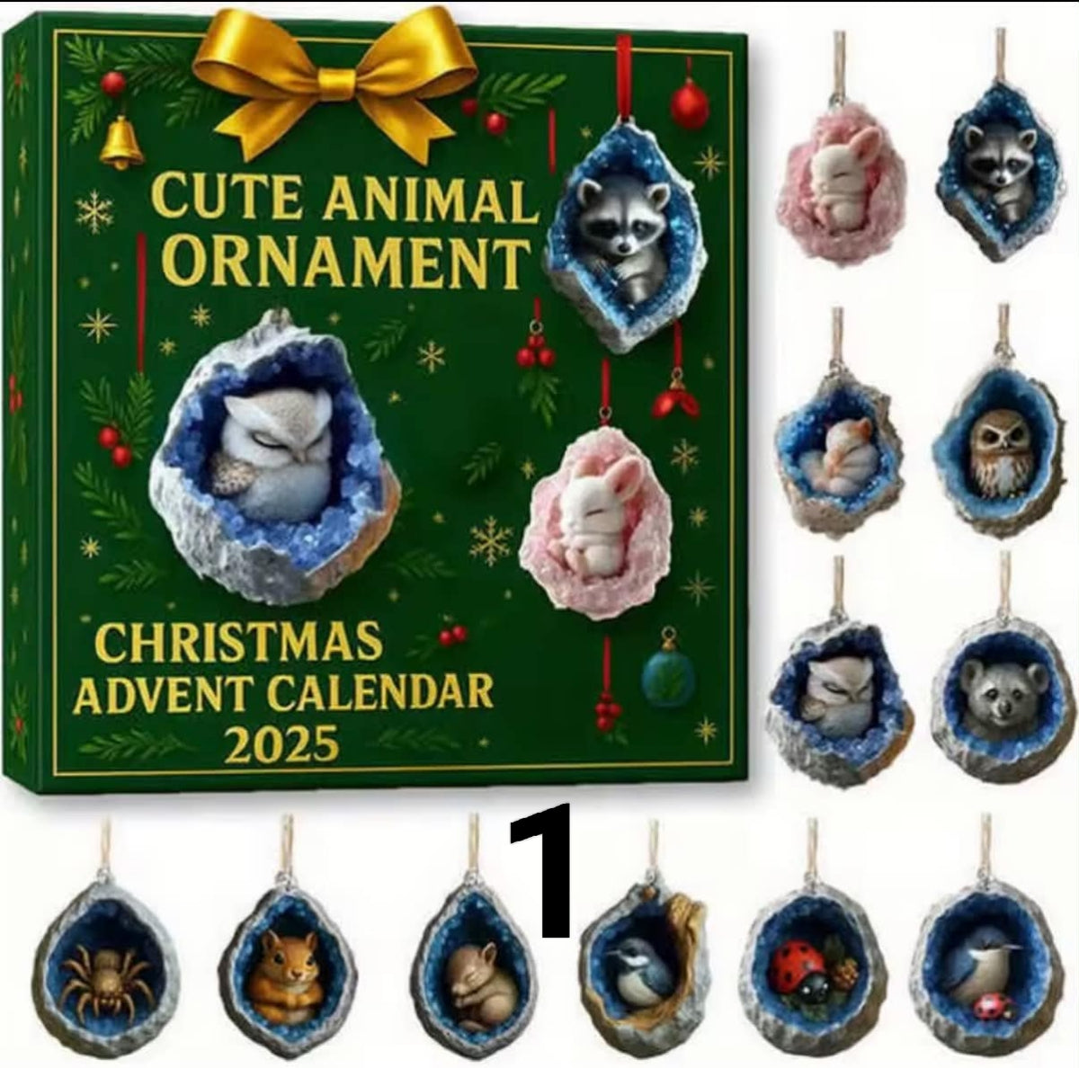 24 Days Ornament advent calendar Countdown