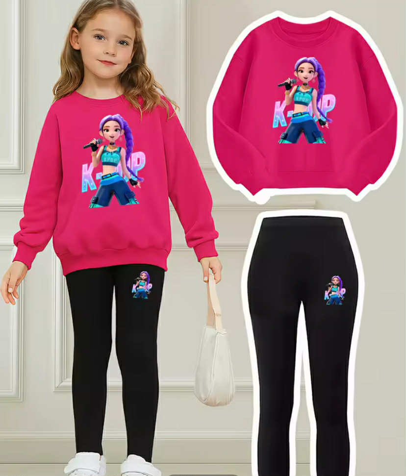 Children's Clothing K-Pop Elements Girls' Outfit