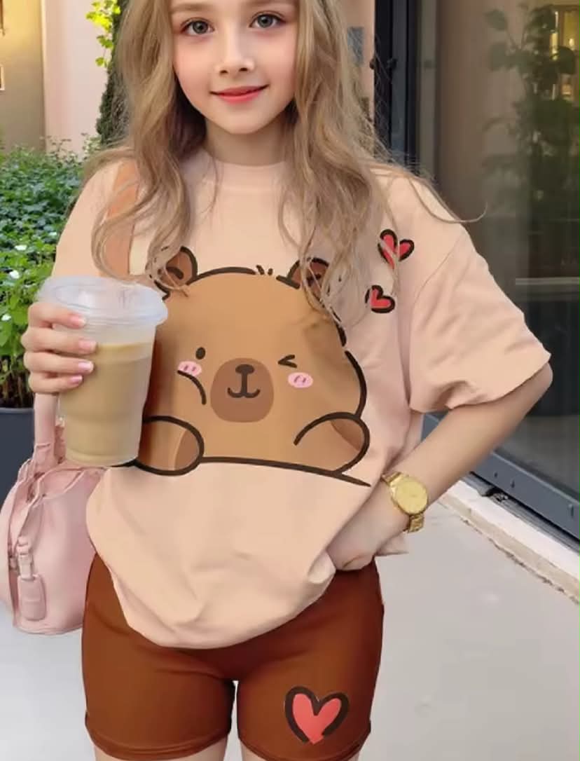 Girls' Capybara Outfit