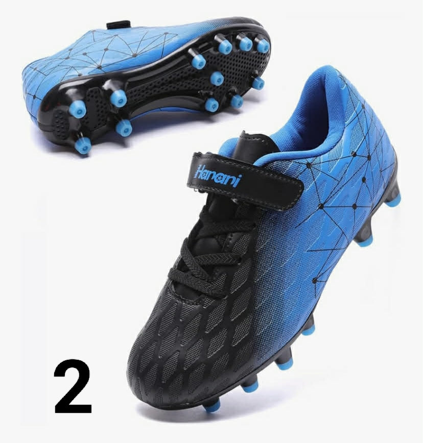 Boys Football Boots Shoes Kids Girls FG/AG Soccer Athletics Training Sport Running Shoes Profession Competition Teenager Indoor Outdoor Cleats Sneakers for Unisex