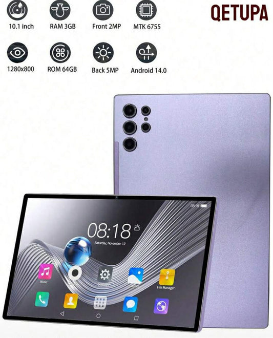 Qetupa Z50 Is A 10.1-Inch Android 14 Tablet With 3GB RAM And 64GB Internal Storage