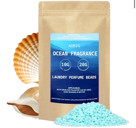 Aomig Laundry Scent Booster Beads Refreshing Fragrance for Laundry Items (250g)