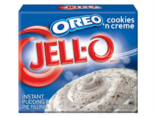 Jell-O Oreo Cookies and Cream Instant Pudding and Pie Filling 119g