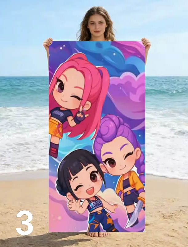 1 pc girls Beach Towel