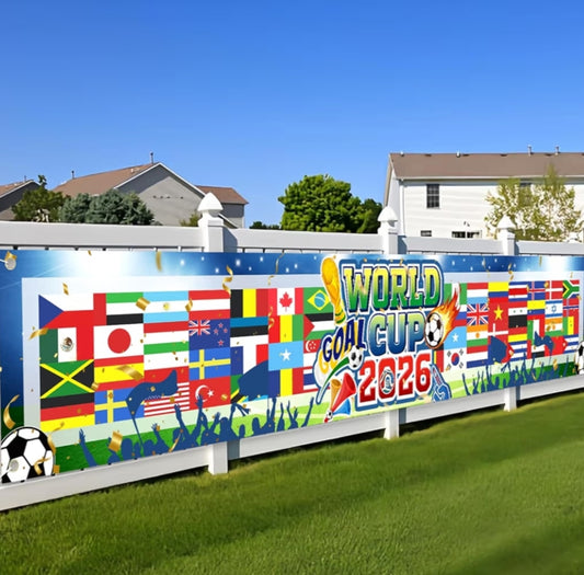 World Cup Ball 2026 Large Scale Football Backdrop