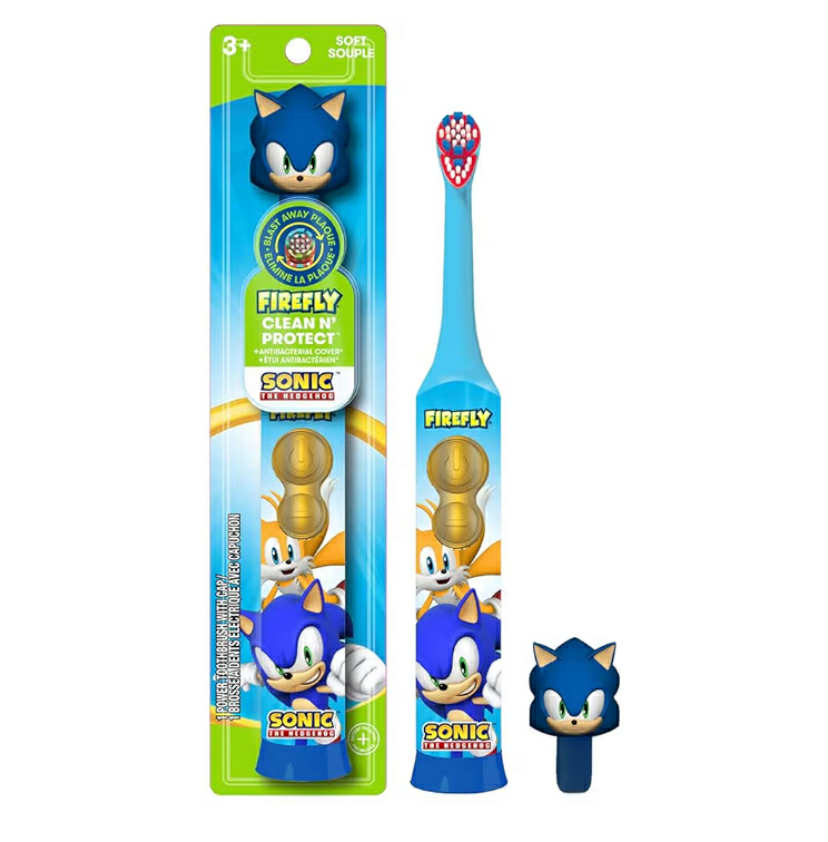 FIREFLY Clean N' Protect, Sonic The Hedgehog Toothbrush