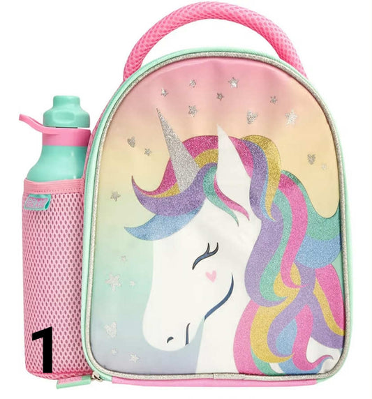 Polar Gear Pawsome Pups Insulated Kids Lunch Bag Holder and 600ml Water Bottle, Polyester, 600 milliliters, Purple