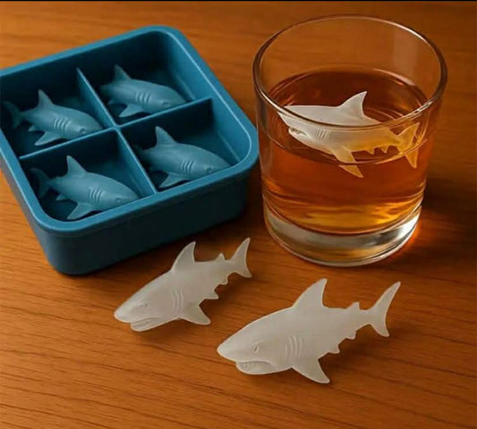 Cavity Shark skull penguin Silicone Ice Cube Tray, Non-Stick Silicone Baking Mold For Ice Cubes, Chocolates, Cookies,