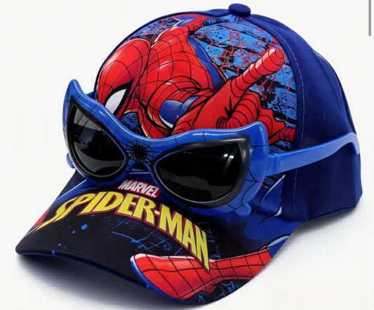 2 pcs Set, Marvel Spider-Man Series Baseball Cap - Adjustable, Unisex, Adjustable, Summer Use