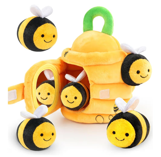 Baby Beehive Toy with 5 Sensory Bees