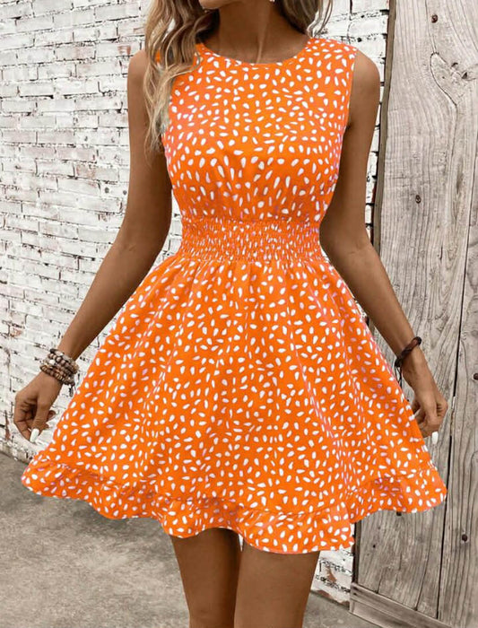 Sleeveless Vest-Style Women's Dress