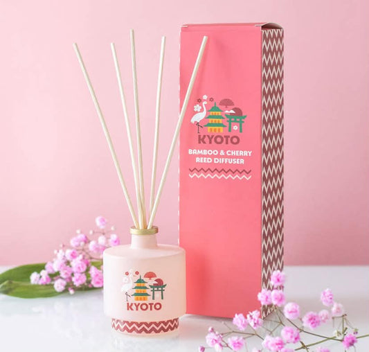 KYOTO BAMBOO & CHERRY BLOSSOM REED DIFFUSER