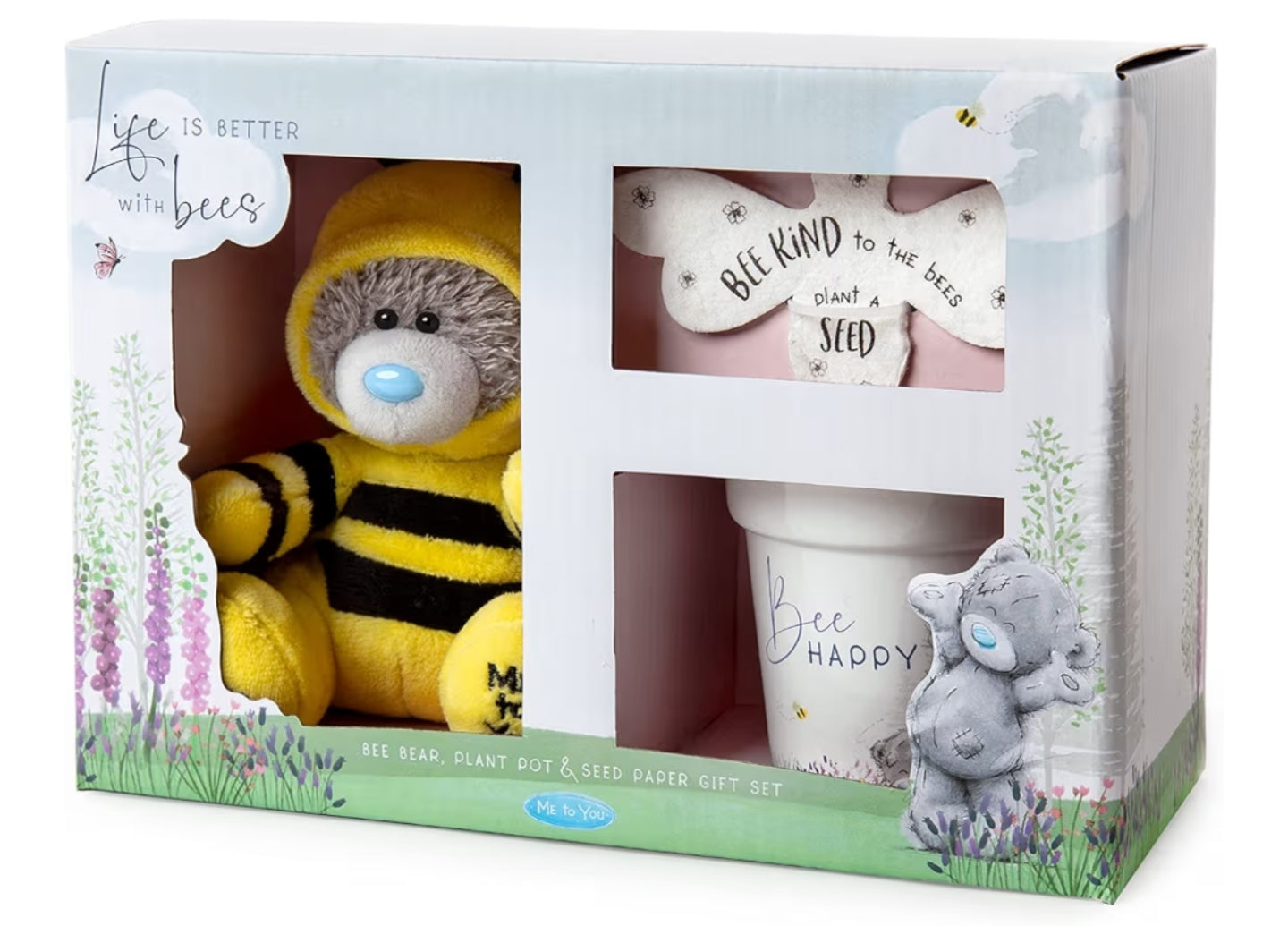 Me To You  Bee gift set, 10 x 22.5 x 15.5 centimetres, Yellow