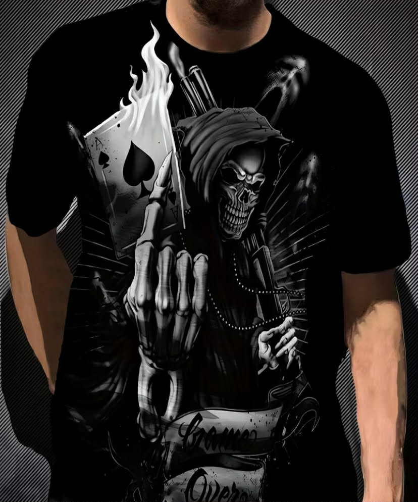 Men's Fashion Casual Printed T-Shirt
