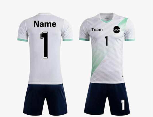 Custom Football Jersey for Adult Kids Men Women Youths Personalised Football Uniform Shirt and Shorts with Name Logo Team Number
