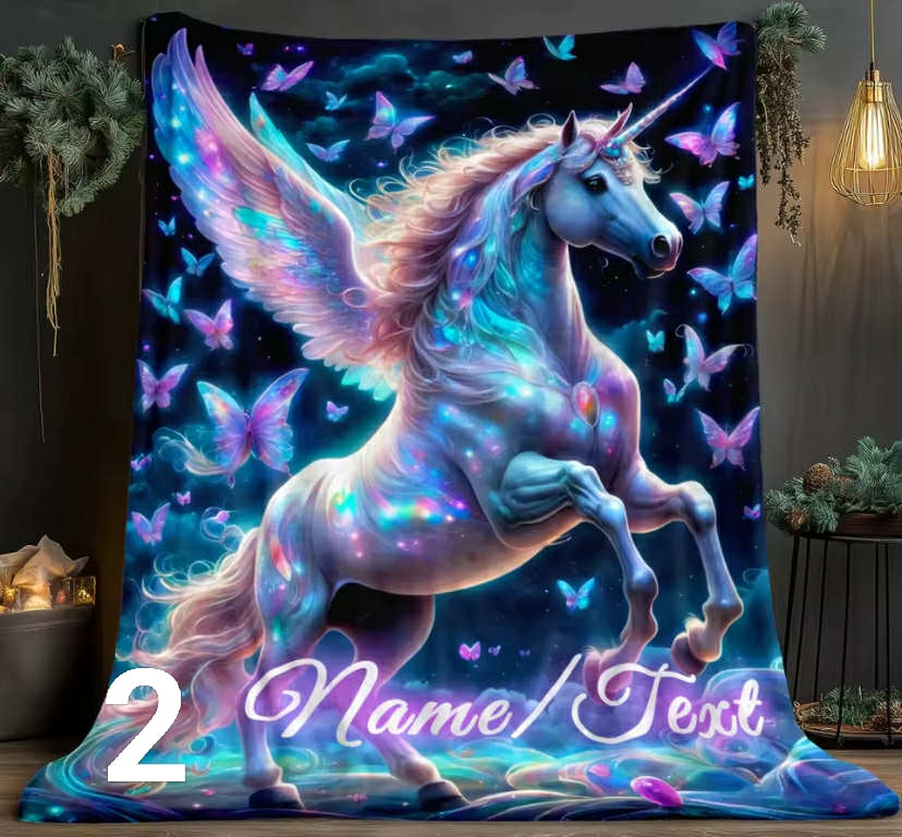 Unicorn blankets