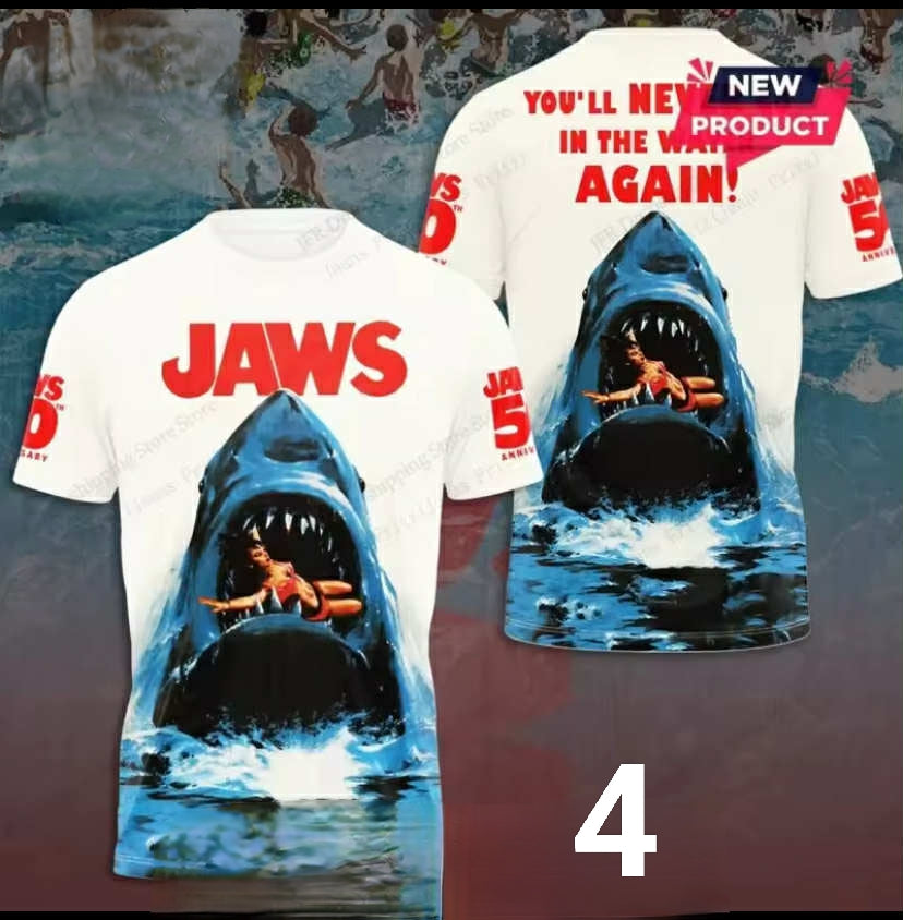 Jaws 3D Printed T-shirt