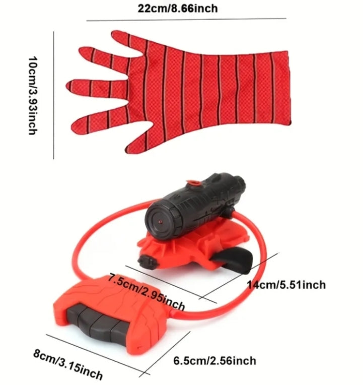 Spider Style Glove Launcher Water Gun, Children Outdoor Water Play Toy, Safe Material, Summer Beach Pool Party Gift for Boys And Girls