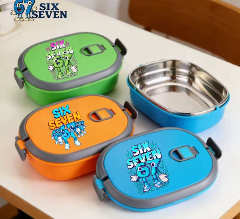 67 Six Seven Steal A Brainrot Thermal Lunch Box