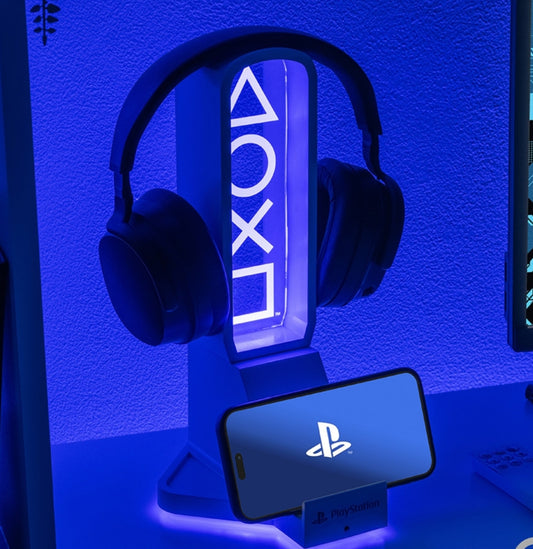 Playstation Headphone Desk Stand with Light