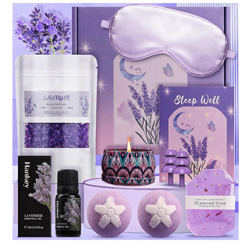 Pamper Gifts for Women, Gifts for Women Birthday Unique, Bath Sets Relaxation Spa