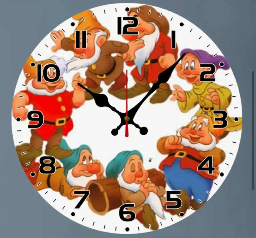 1 pc Disney Snow White Wall Clock, 10-Inch, Battery Not Included