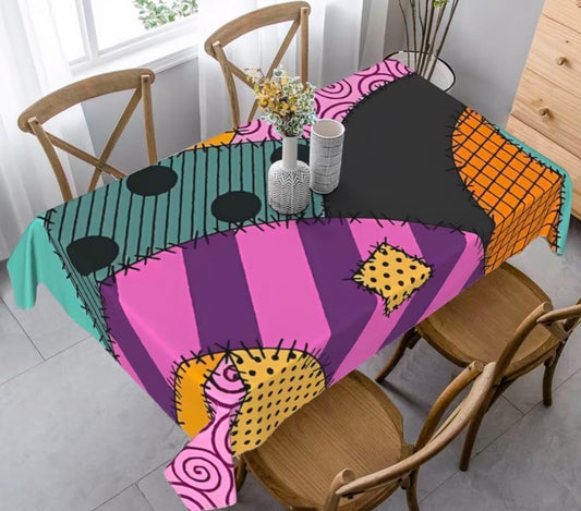 1pc Sally Ragdoll Table Cover Farmhouse Tablecloth Season Decor Ideal for Weddings and Festive Home Decoration 88.9cm*139.7cm Size