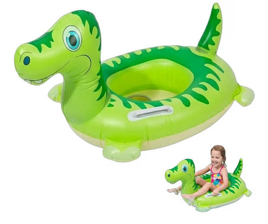 Pool Inflatables for Kids, Toddler Float, Dinosaur Shaped Swimming Inflatables for Children, Baby Pool Float with Handle, Kids Pool Float for Summer Water Activities