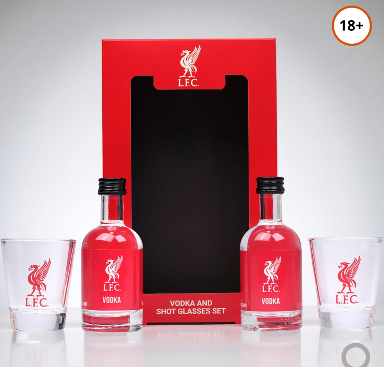 Liverpool FC Vodka Shot & Glasses Set