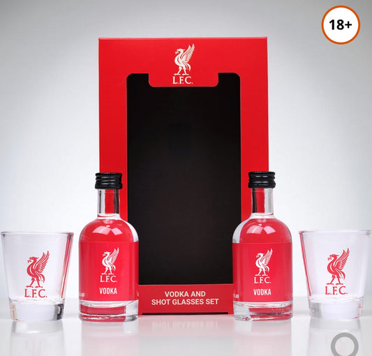 Liverpool FC Vodka Shot & Glasses Set