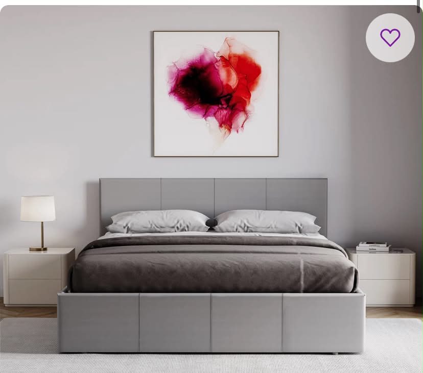 Wilna Upholstered Ottoman Bed, UKFR Certified

King