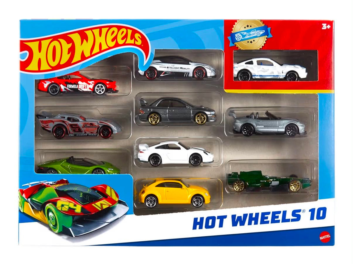 Hot Wheels 10-Pack (Styles May Vary)
Multipack of 10 of Toy Trucks & Cars