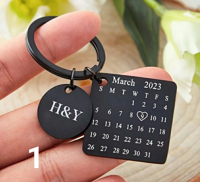 Personalised keyrings