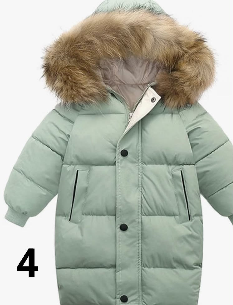 Boys Girls Winter Coat Kids Puffer Jacket