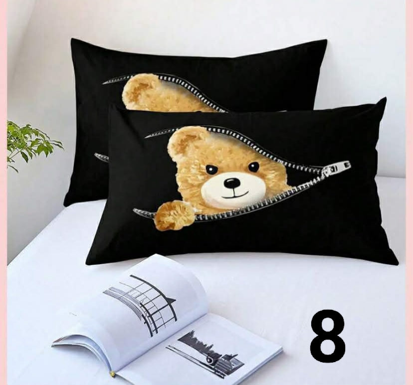 2 pcs Pattern Pillowcase Without Filler