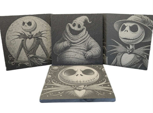 Nightmare Before Christmas Slate Coaster Gift Set
