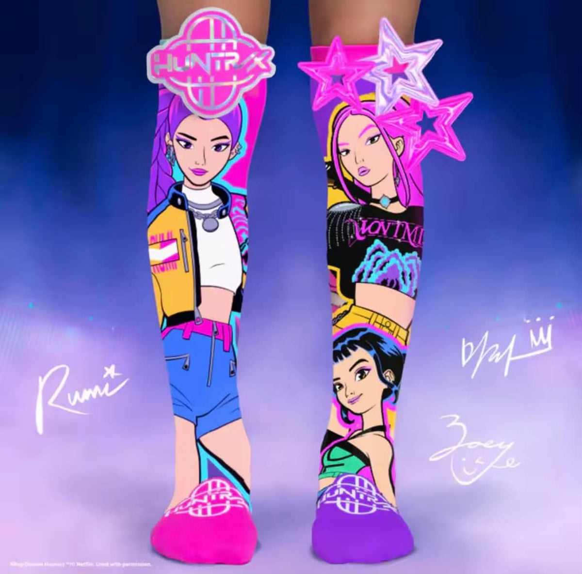 Anime Girls Lumi Mila Zoi Witch Hunter Socks