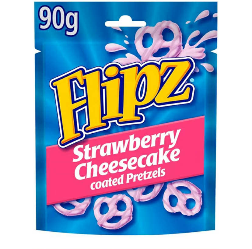 McVitie's Flipz Strawberry Cheesecake Pretzels 6 x 90g bags
