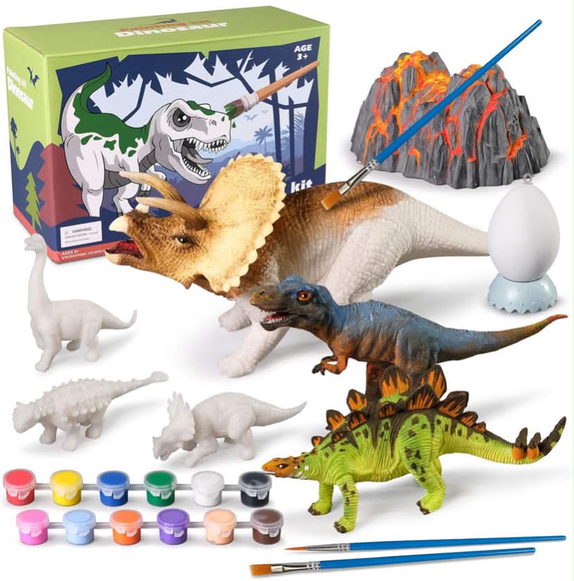 DIY Painting Unicorns, dragon or Dino Kit Arts and Crafts Set for Kids