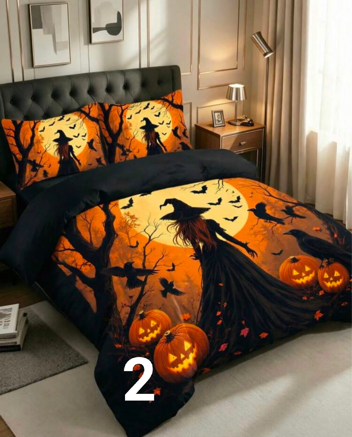 Halloween bedding