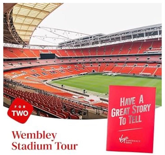 Wembley Stadium Tour for Two – Behind the Scenes Football & Rugby Stadium Experience Including Dressing Rooms, Players’ Tunnel, Dugouts & Stadium Museums