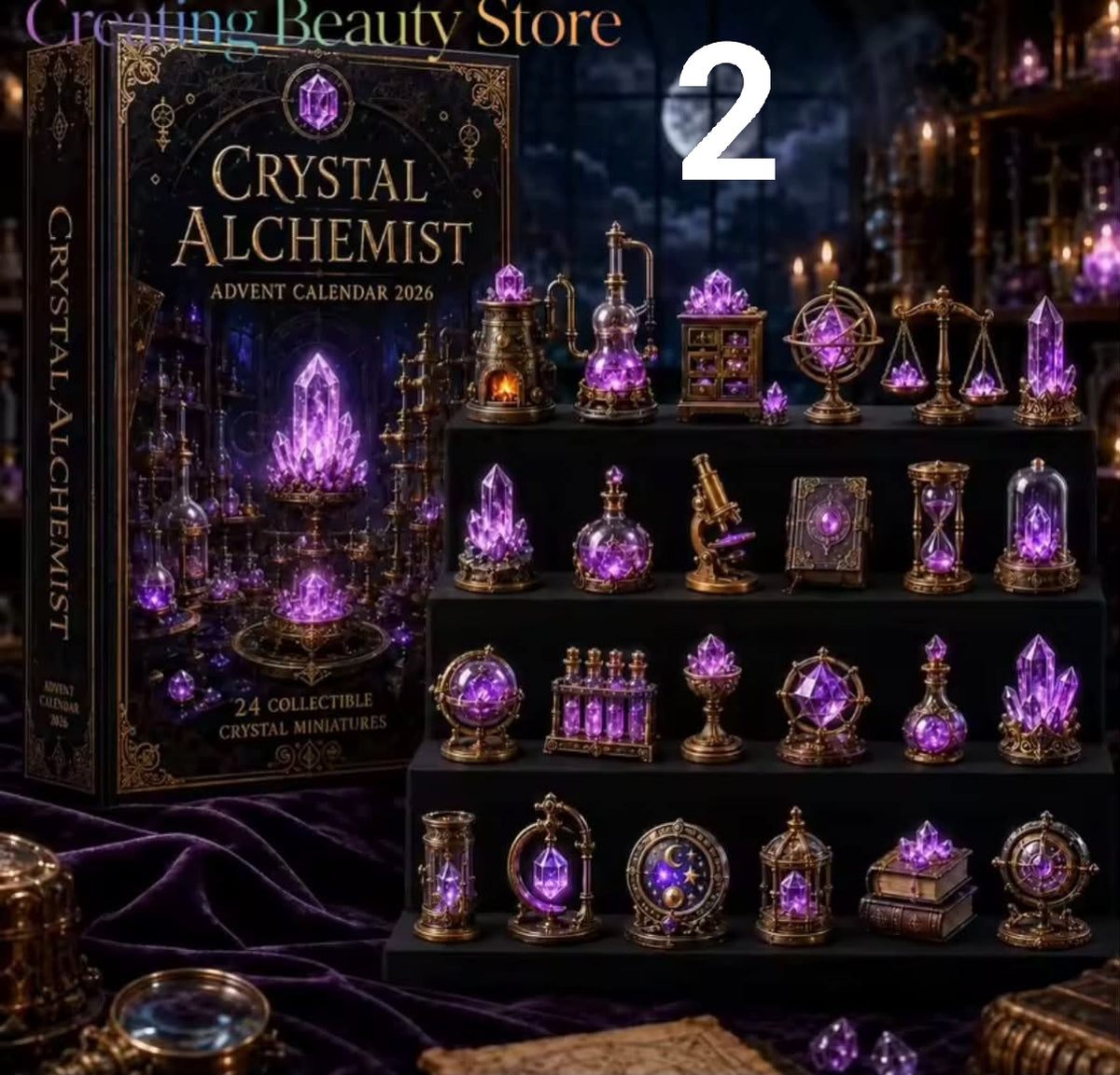 Magical Crystal Advent Collection 

Make the countdown to Christmas extra magical with these stunning 24-day crystal-style advent calendars.